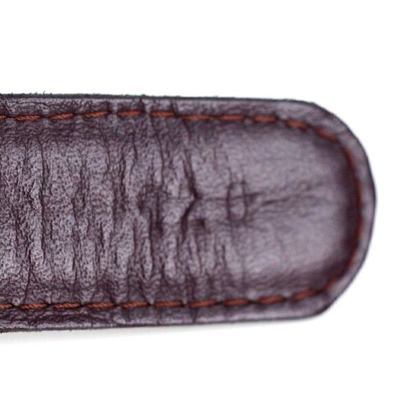 Elico CROCO EMBOSSED BLACK GENUINE LEATHER 1.25\